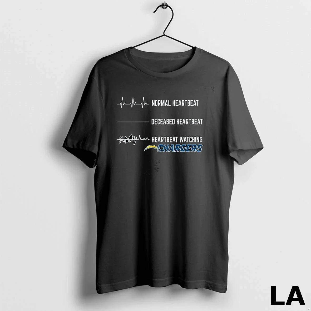Original Heartbeat Watching Los Angeles Chargers