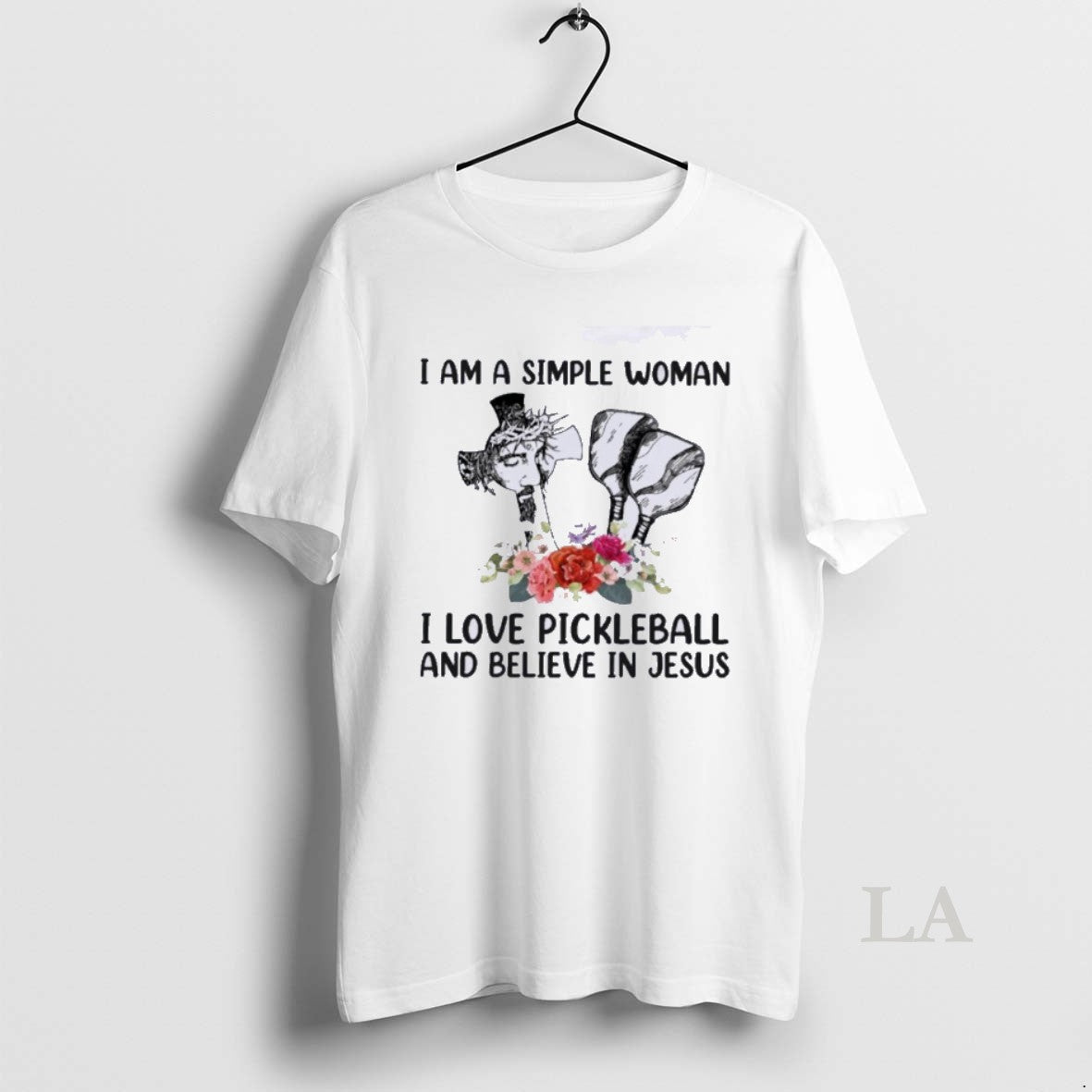 Original I Am A Simple Woman I Love Pickleball And Believe In Jesus