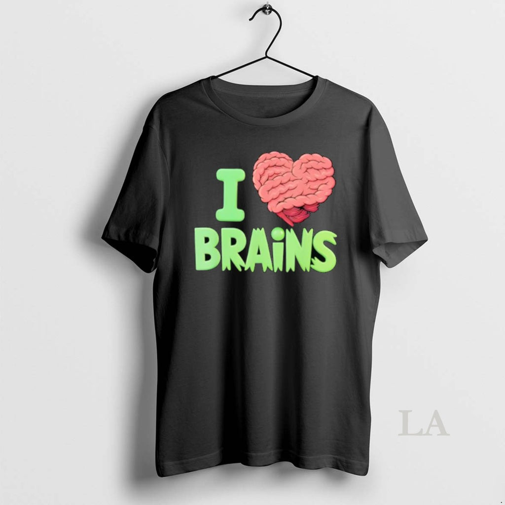 Original I Heart Brains Zombie Halloween Anatomy Science