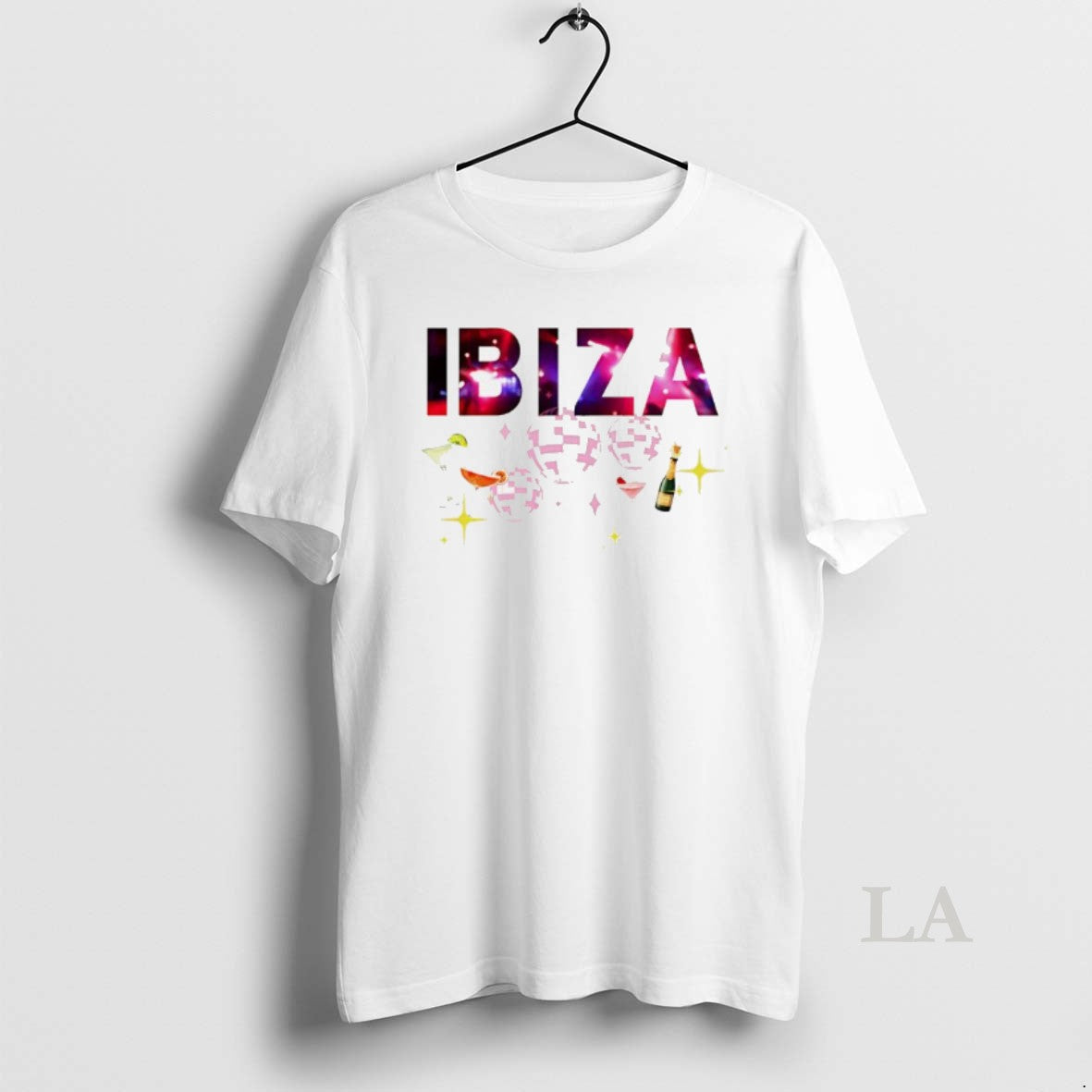 Original Ibiza Floral Text Summer Beach Vacation