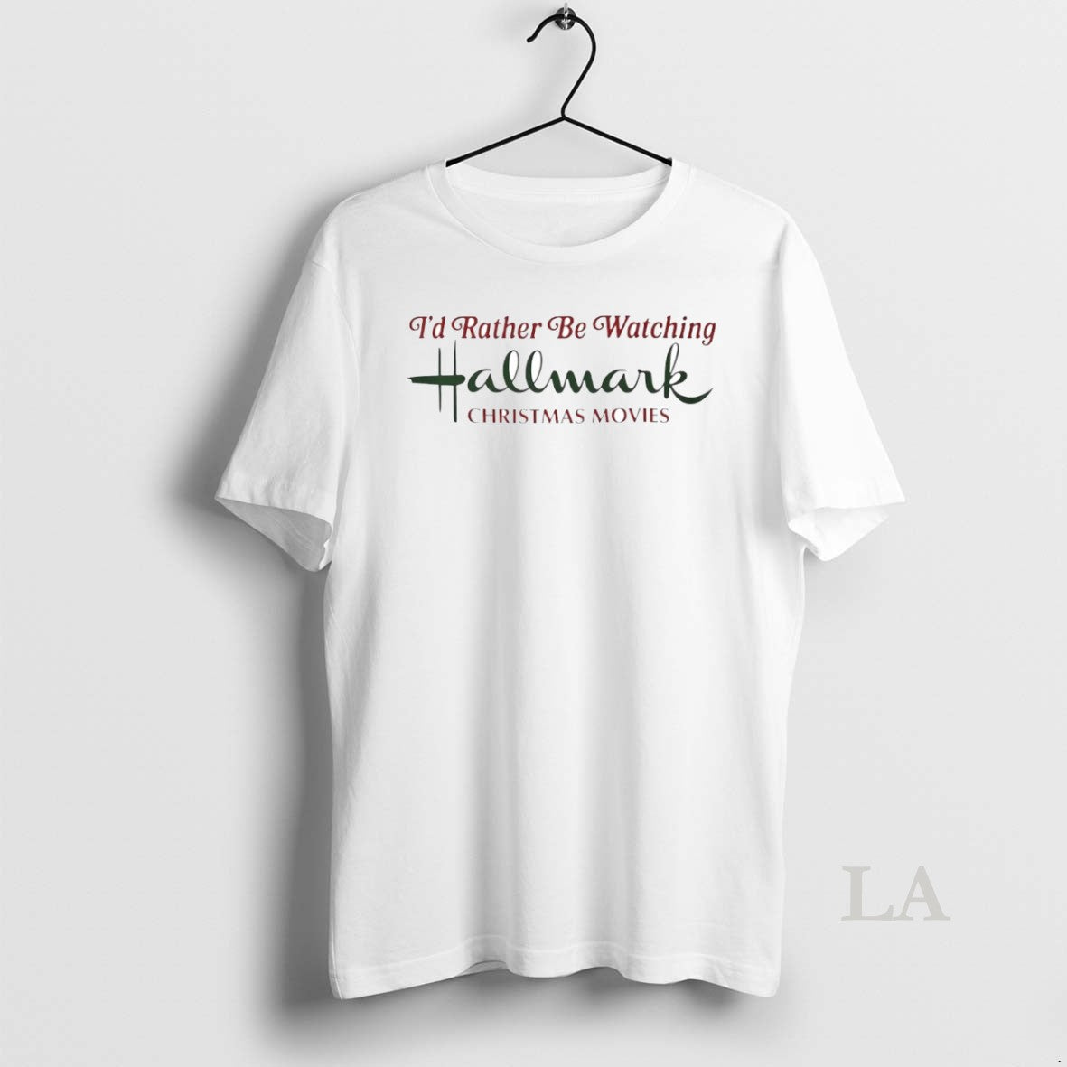 Original Id Rather Be Watching Hallmark Christmas Movies Circle