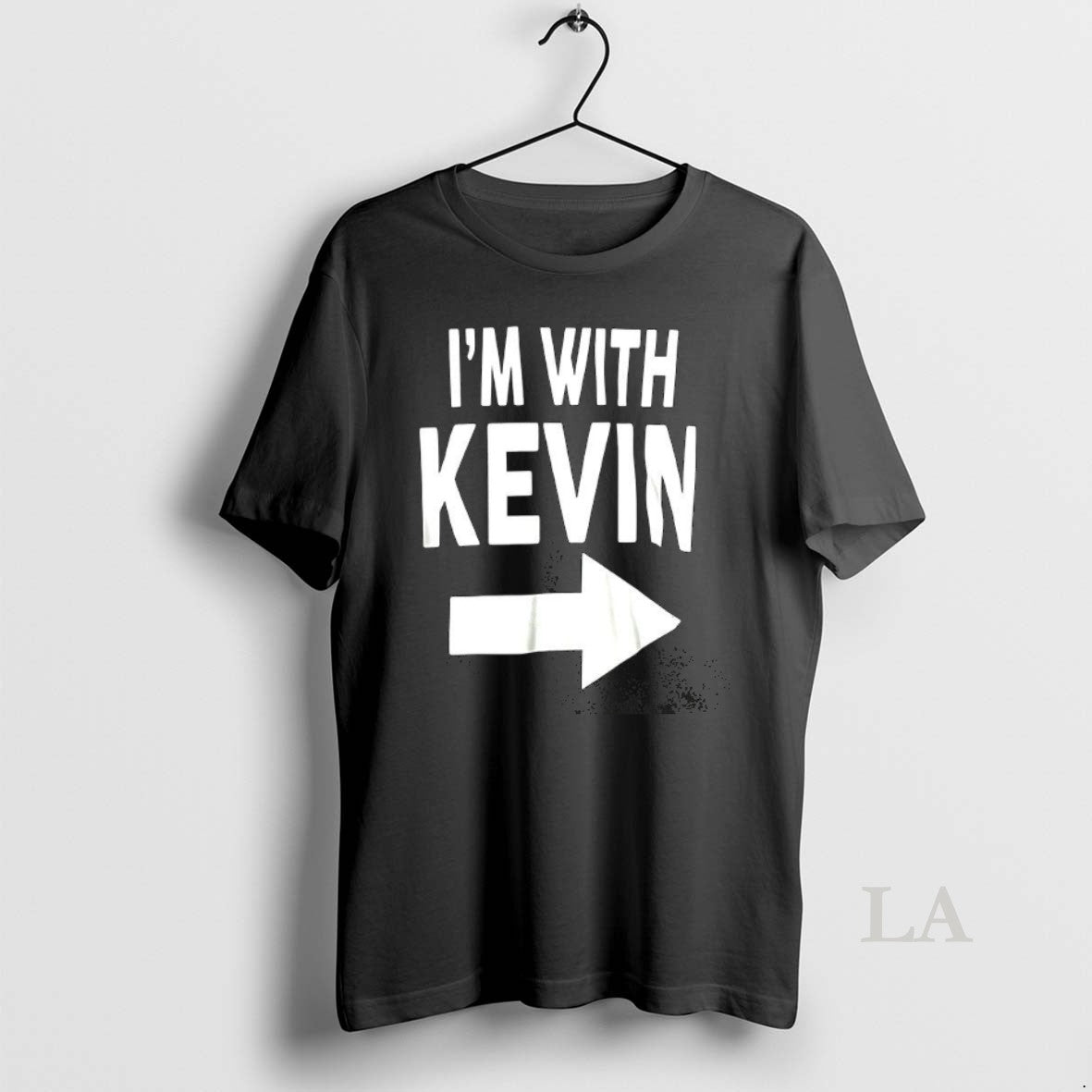 Original Im With Kevin Arrow Indicating Direction