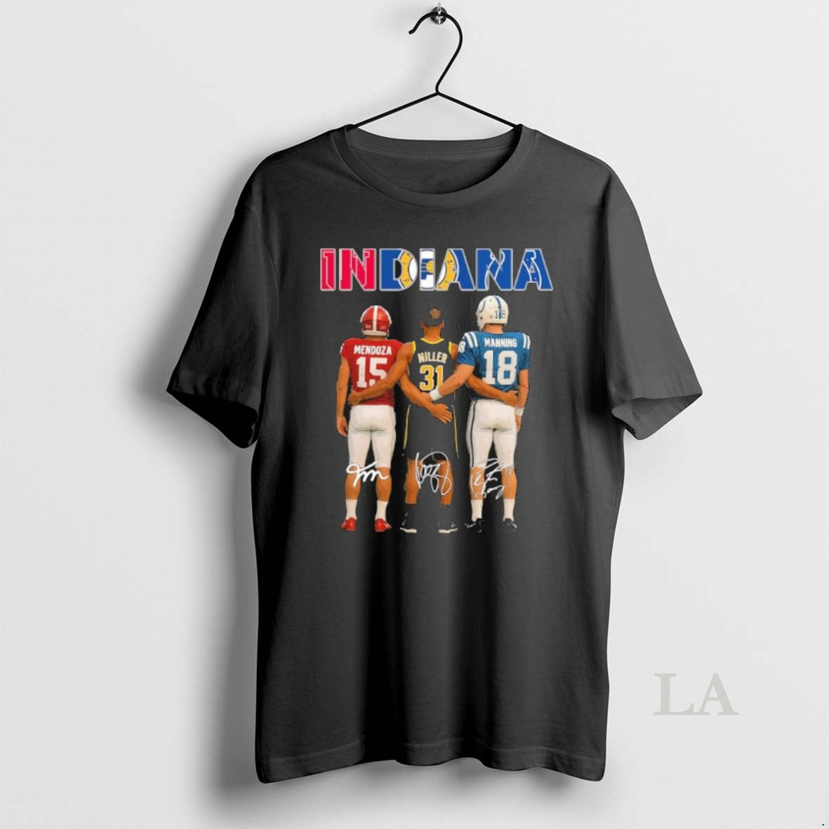Original Indiana Sports Teams Mendoza Miller And Manning
