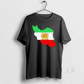 Original Iran Map Lion And Sun Persian Heritage Logo