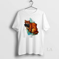 Original Iran Map Orange Tabby Cat