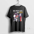Original Jack Hughes Red White Blue And Gold