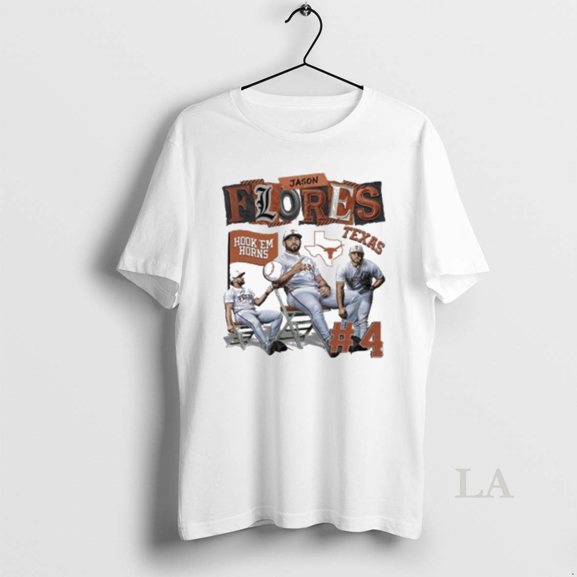 Original Jason Flores Texas Longhorns Hook Em Horns