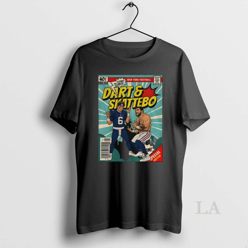 Original Jaxson Dart And Cam Skattebo Comic It Comes Back Ny Football