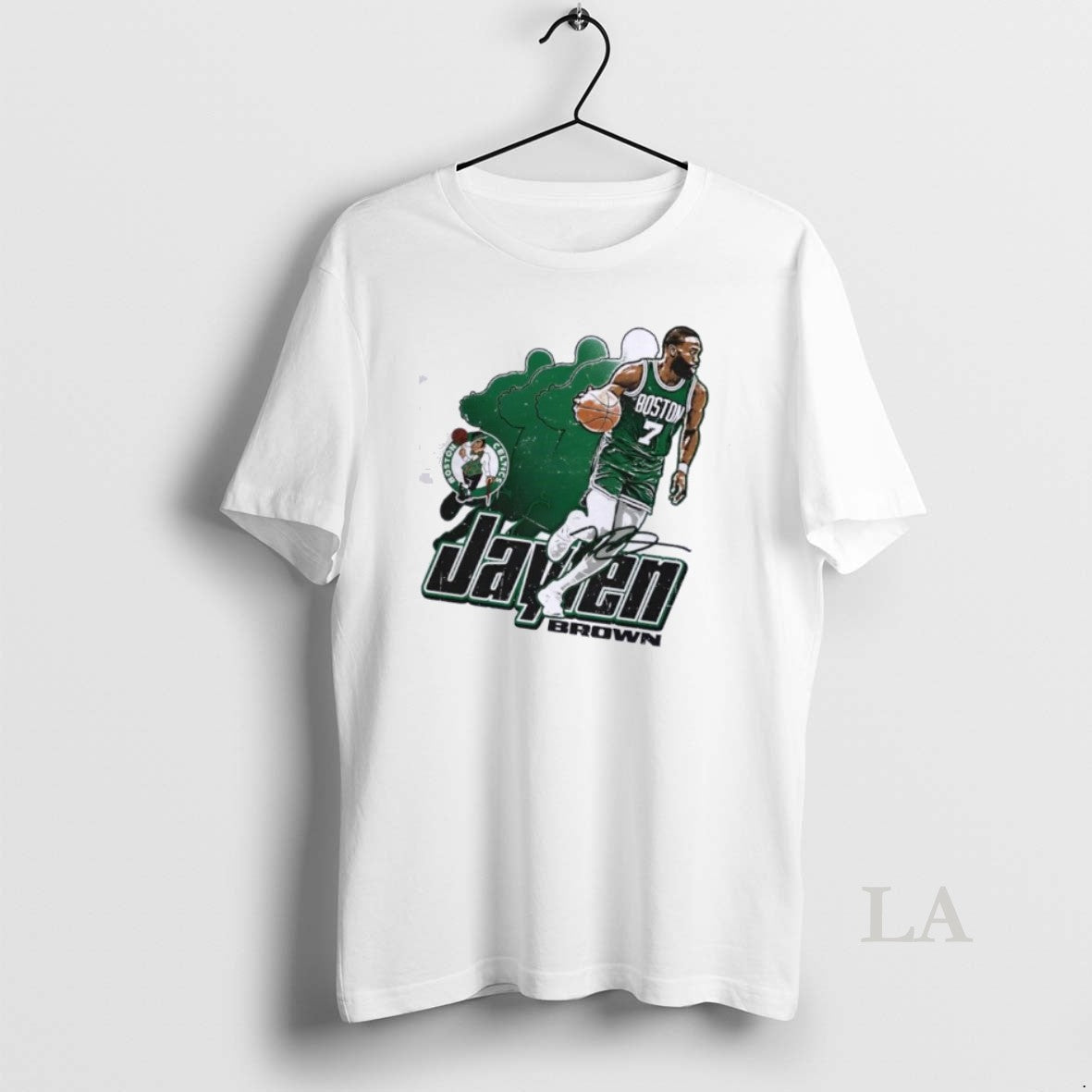Original Jaylen Brown 7 Boston Celtics Basketball Retro Signature