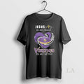 Original Jesus In My Heart Minnesota Vikings In My Veins Diamond Heart 2026