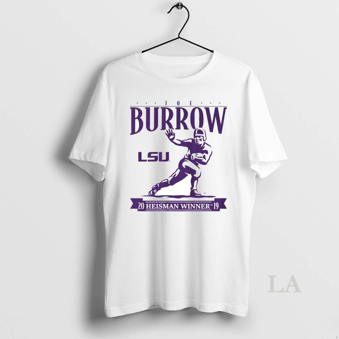 Original Joe Burrow Lsu Tigers Football 2019 Heisman Winner Trophy Circle