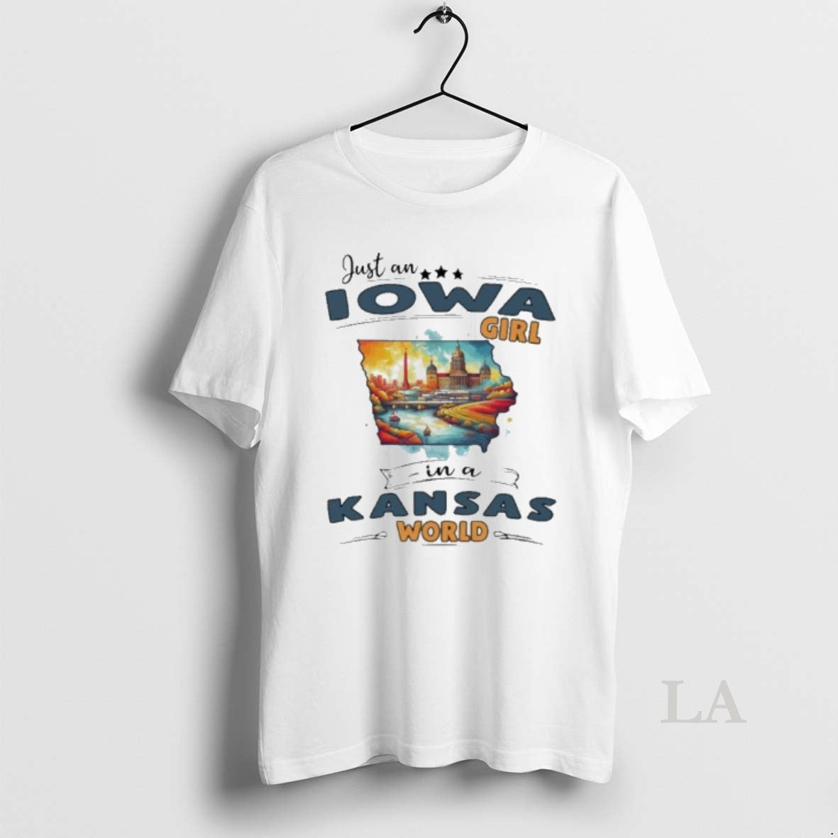 Original Just An Iowa Girl In A Kansas World Retro