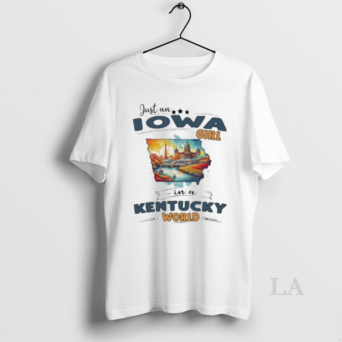 Original Just An Iowa Girl In A Kentucky World Retro
