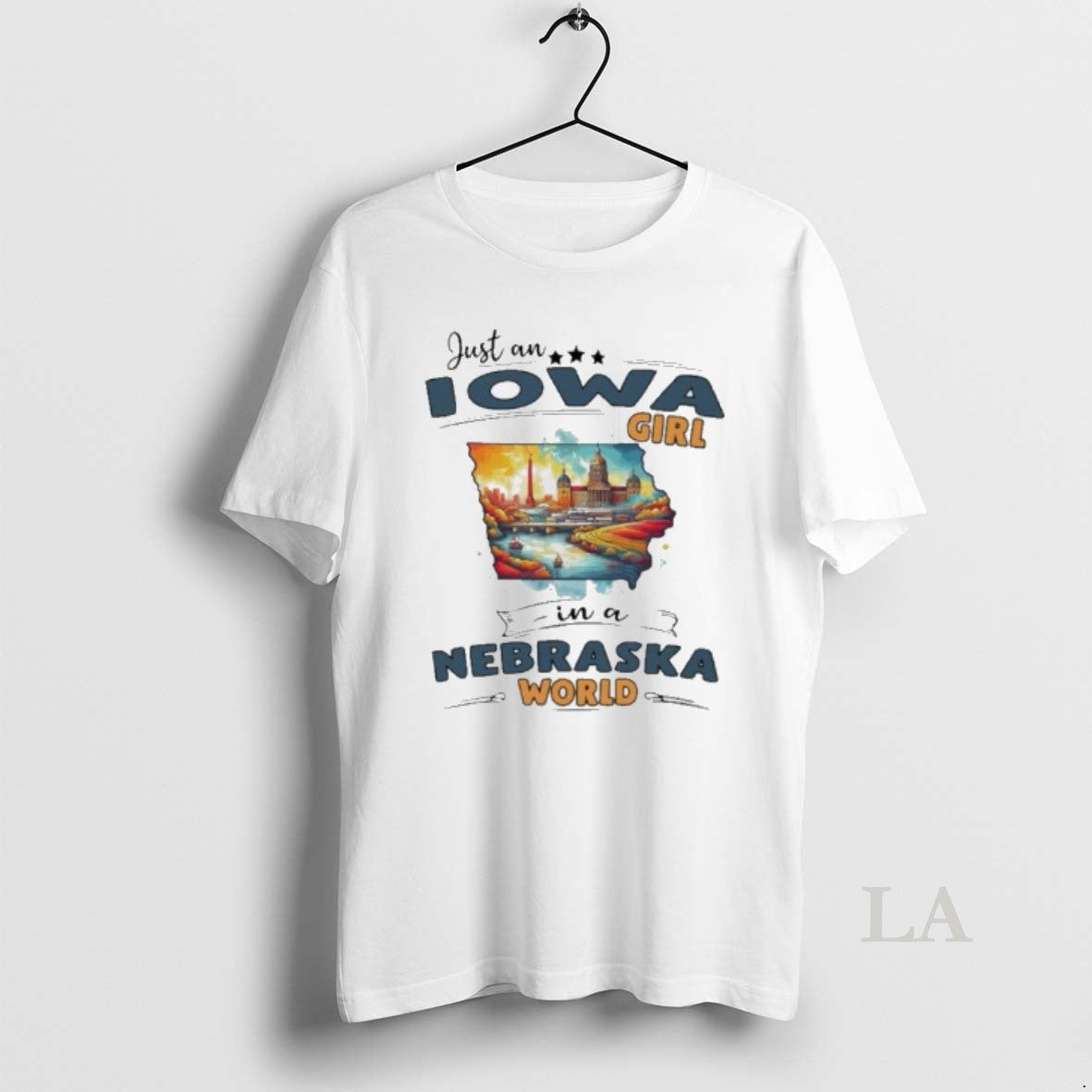 Original Just An Iowa Girl In A Nebraska World Retro