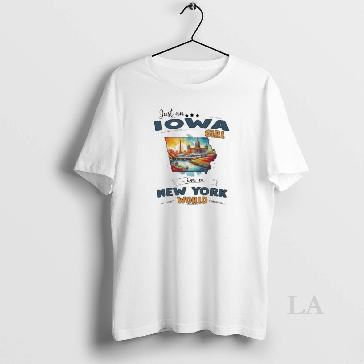 Original Just An Iowa Girl In A New York World Retro