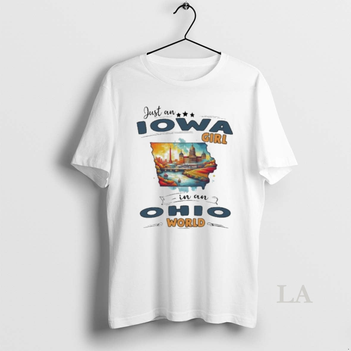 Original Just An Iowa Girl In An Ohio World Retro