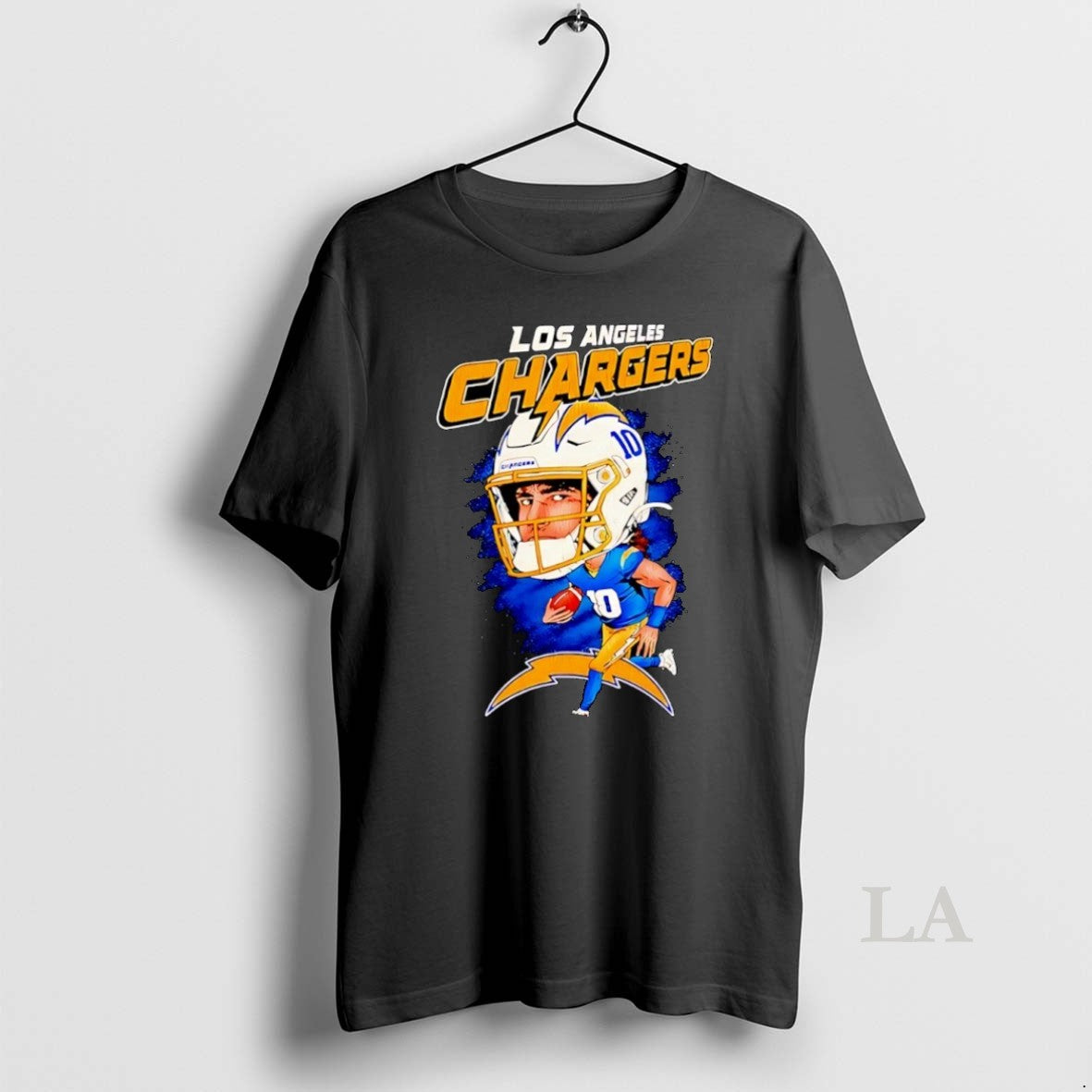 Original Justin Herbert Player Los Angeles Chargers Caricature