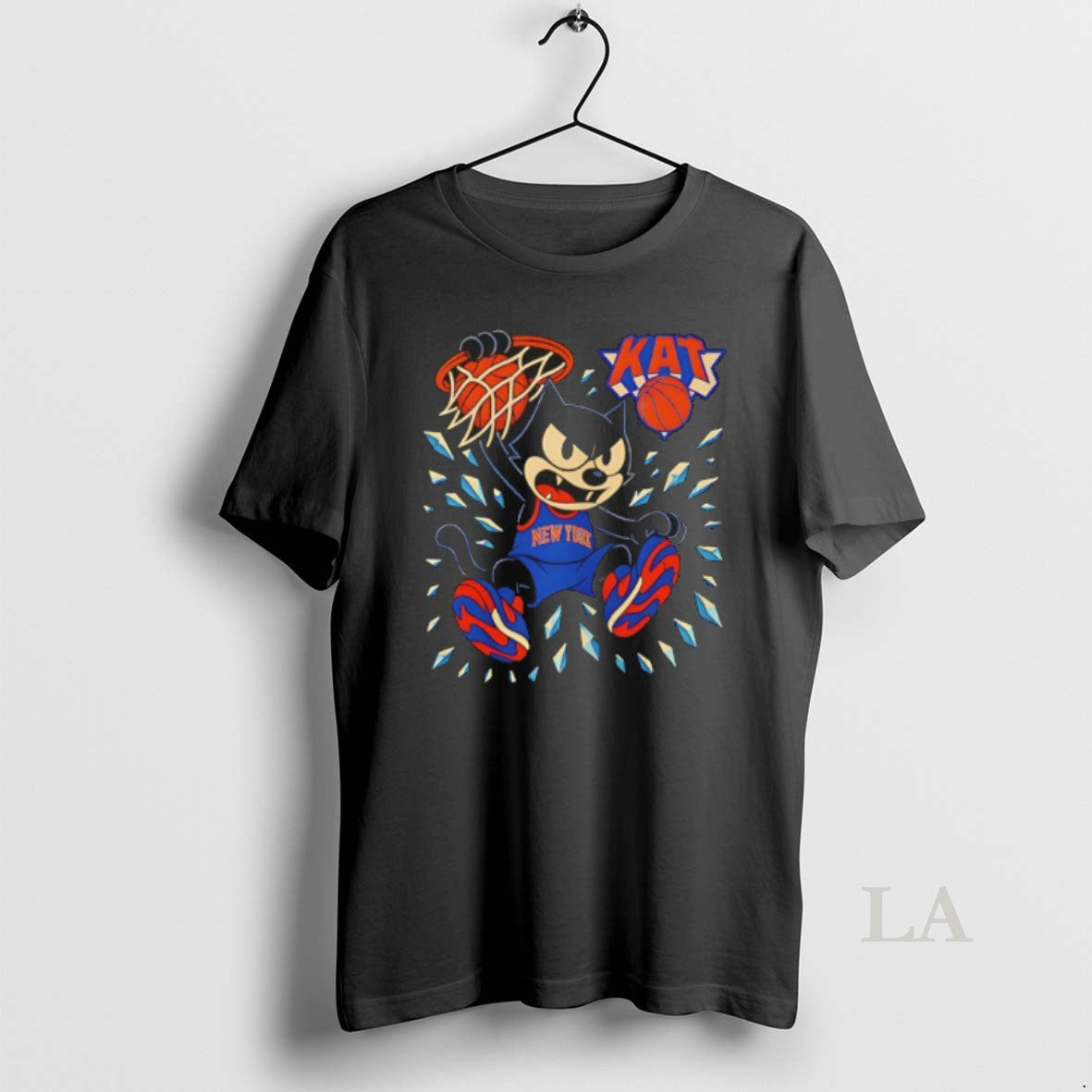 Original Kat Karl Anthony New York Knicks 2025 Champions Cartoon