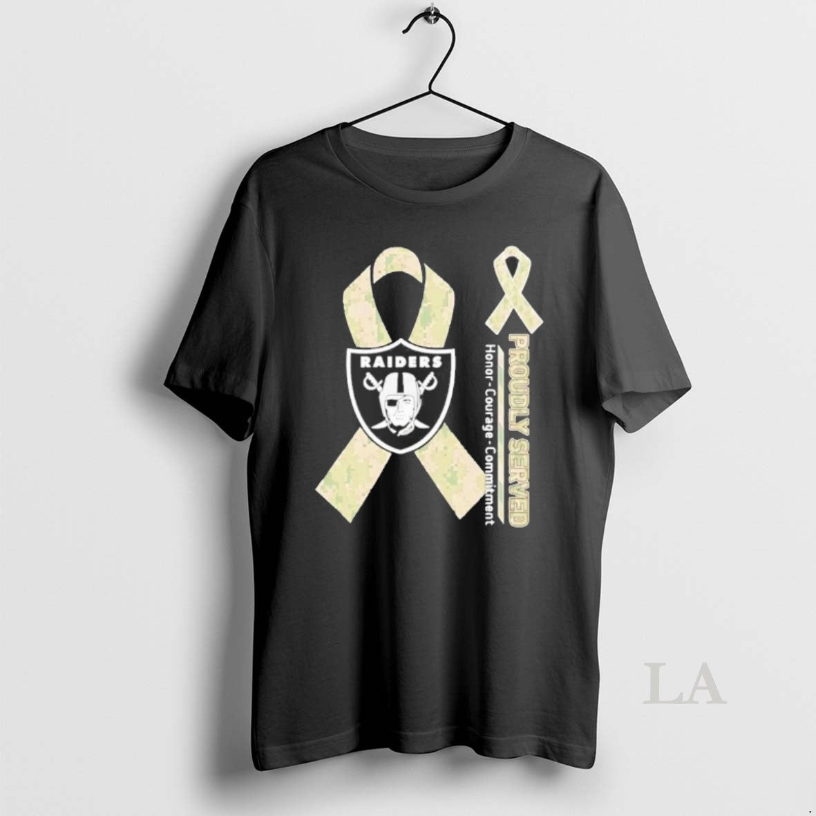 Original Las Vegas Raiders Proudly Served Honor Courage Commitment
