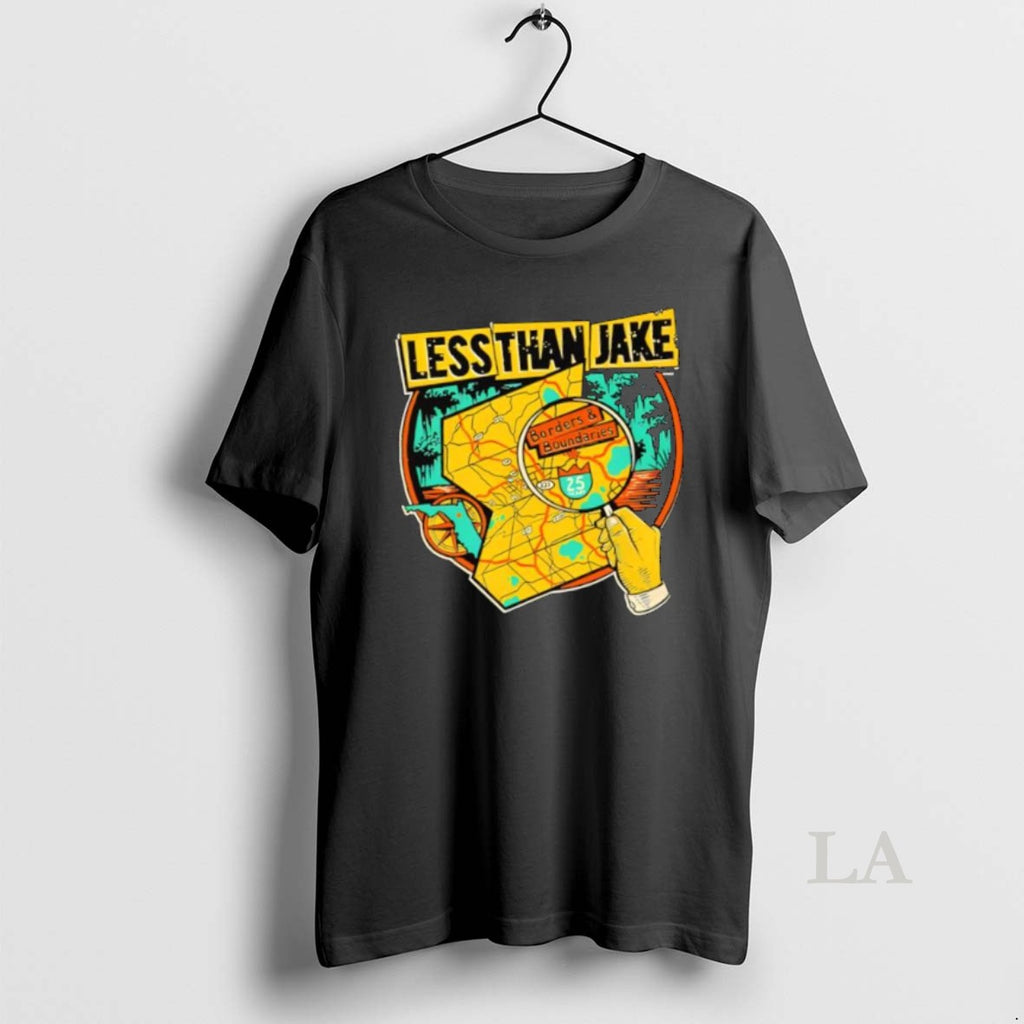 Original Less Than Jake Borders And Boundaries Anniversary Graphic