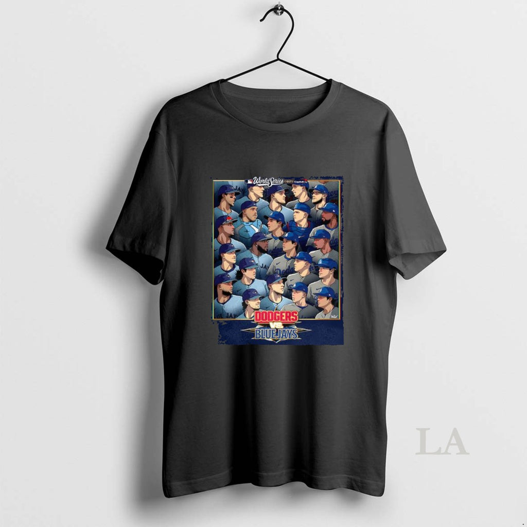 Original Los Angeles Dodgers Vs Toronto Blue Jays World Series Cartoon