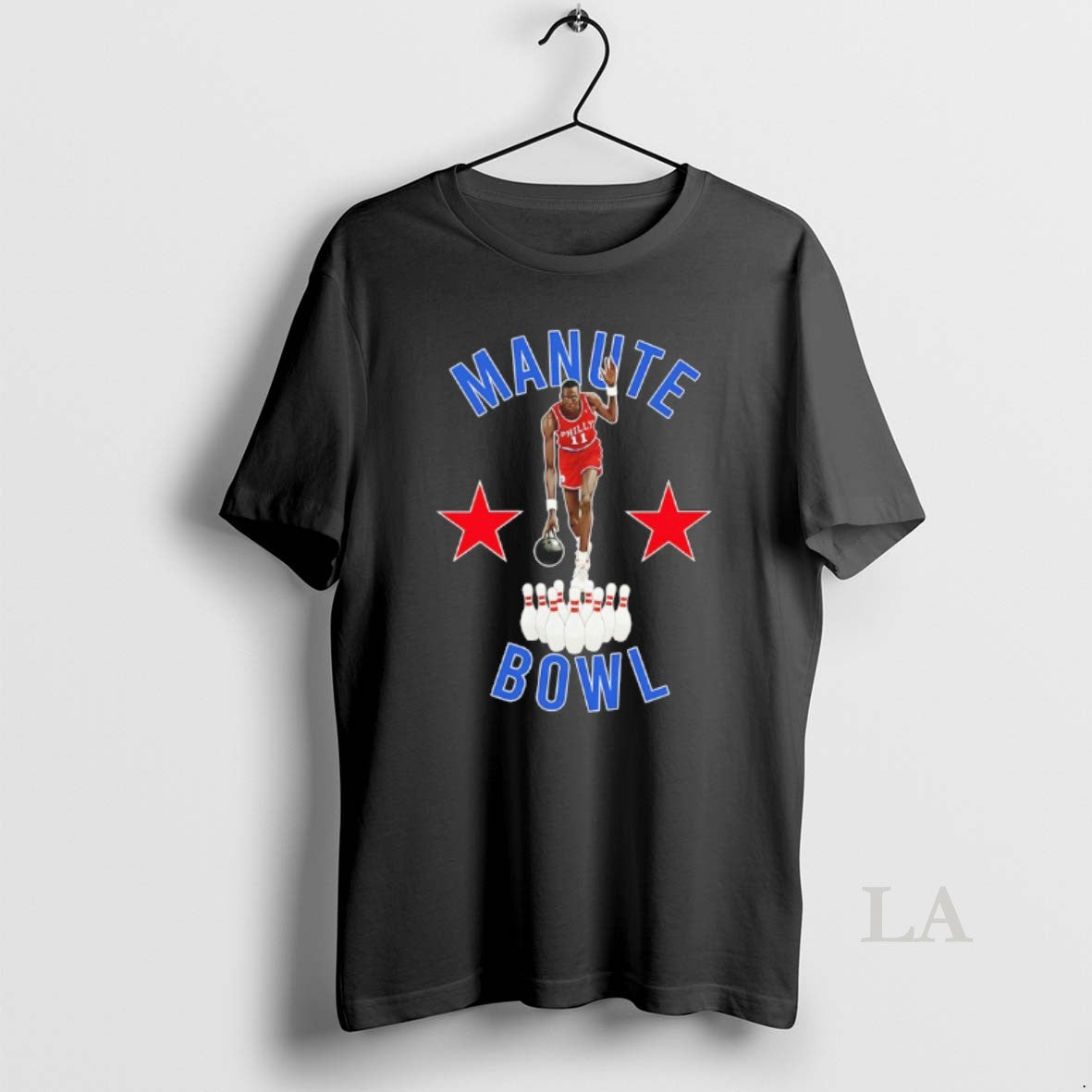 Original Manute Bol Philadelphia 76ers Bowling Minute Manute