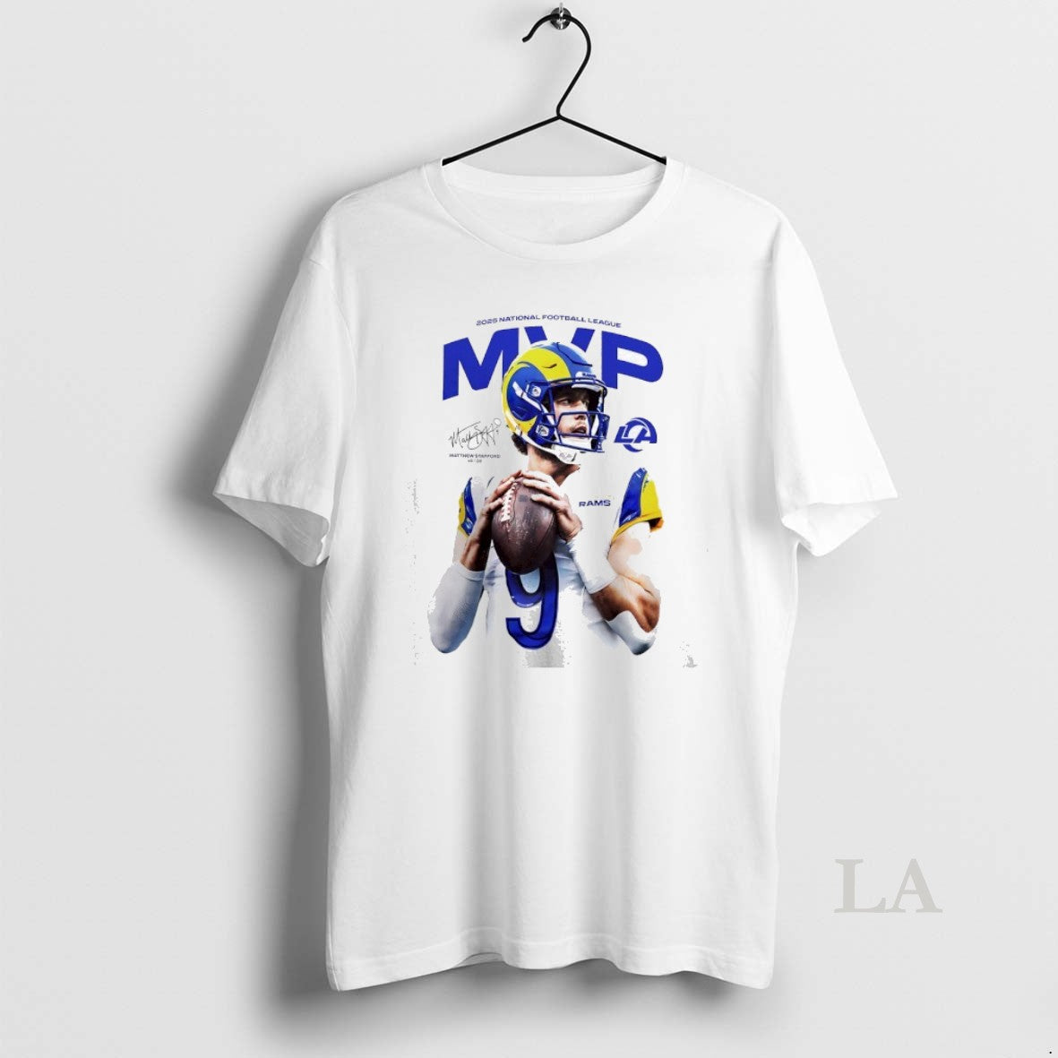 Original Matthew Stafford Los Angeles Rams 2025 Nfl Mvp Signature
