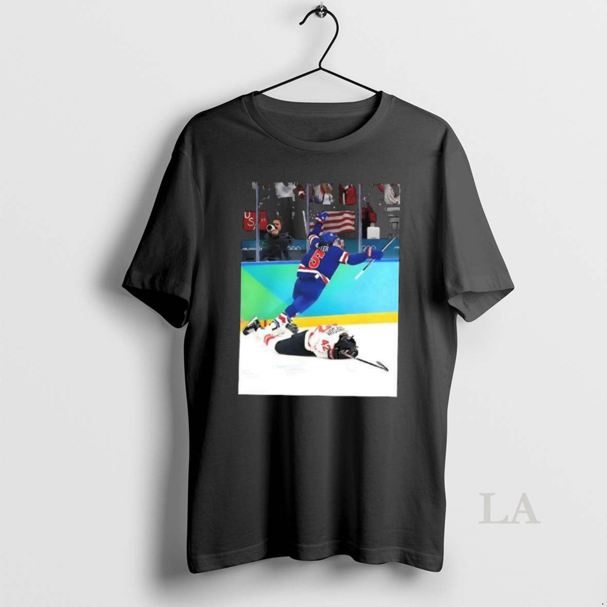 Original Megan Keller Ot Goal Team Usa Womens Hockey 2026 Winter Olympic Long Sleve
