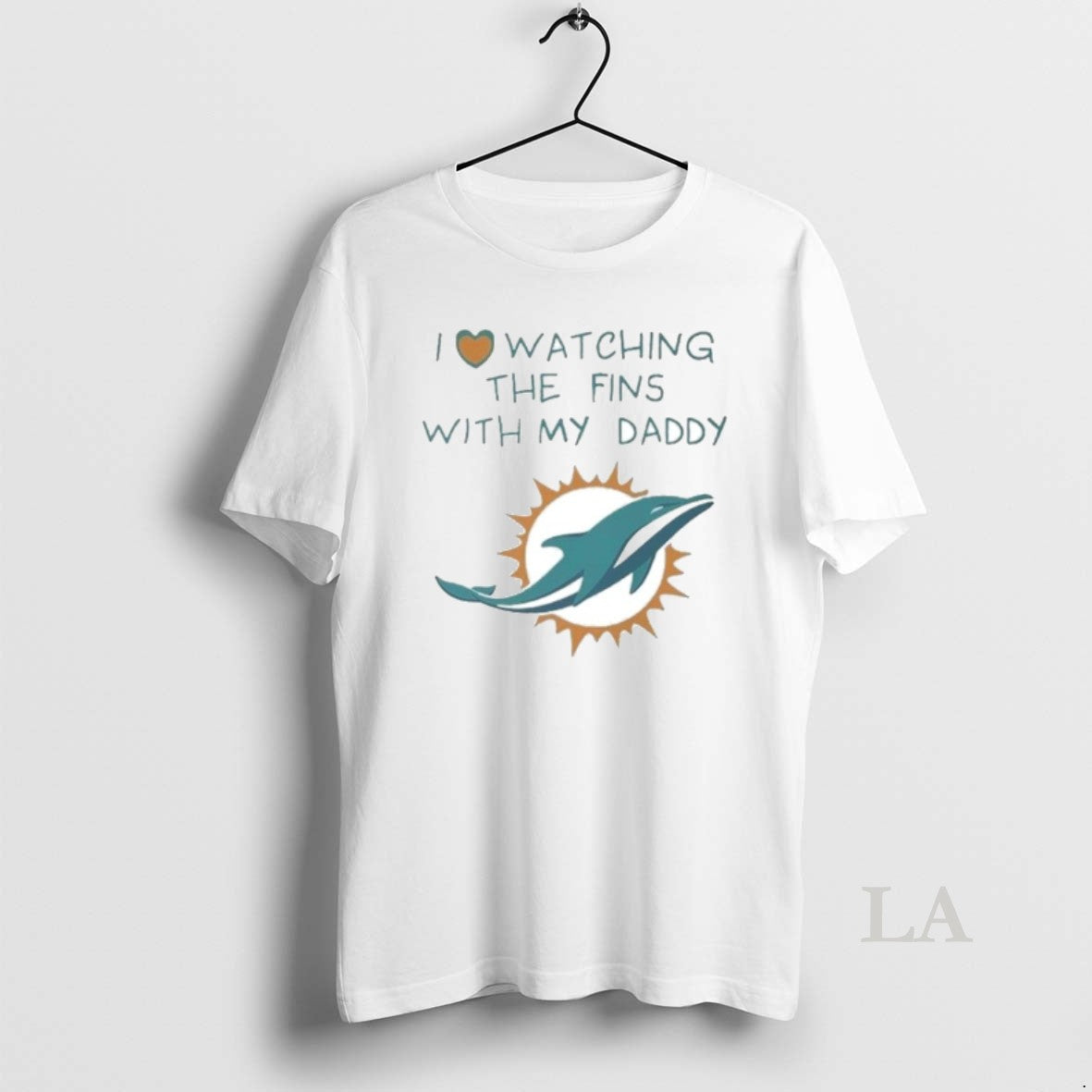 Original Miami Dolphins Love Watching Fins With Daddy Baby