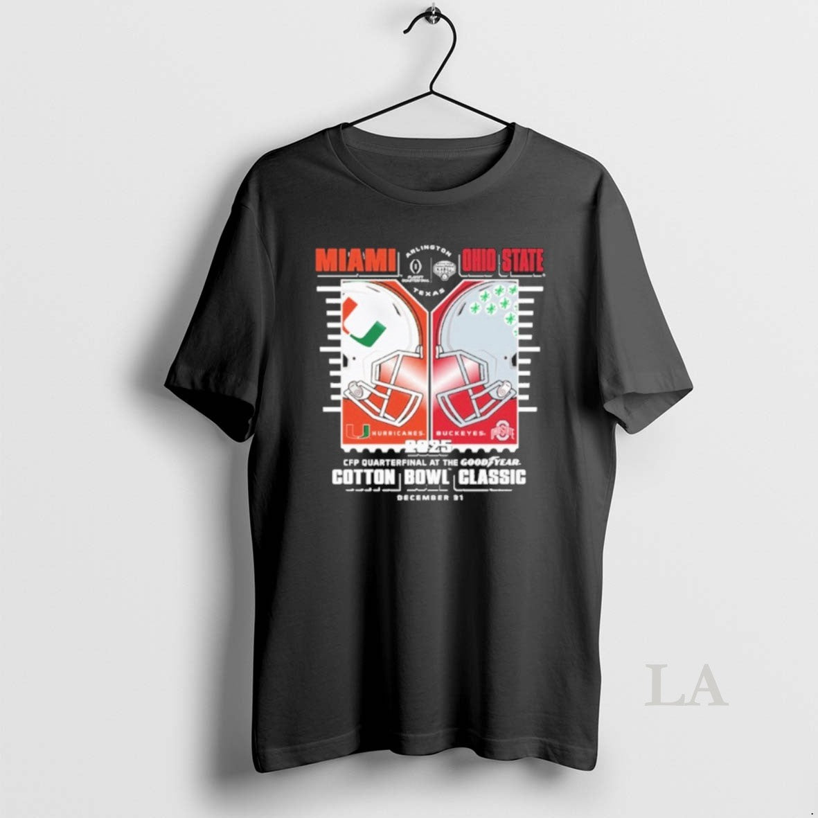 Original Miami X Ohio State Cfp Quarterfinal At The Goodyear Cotton Bowl Classic