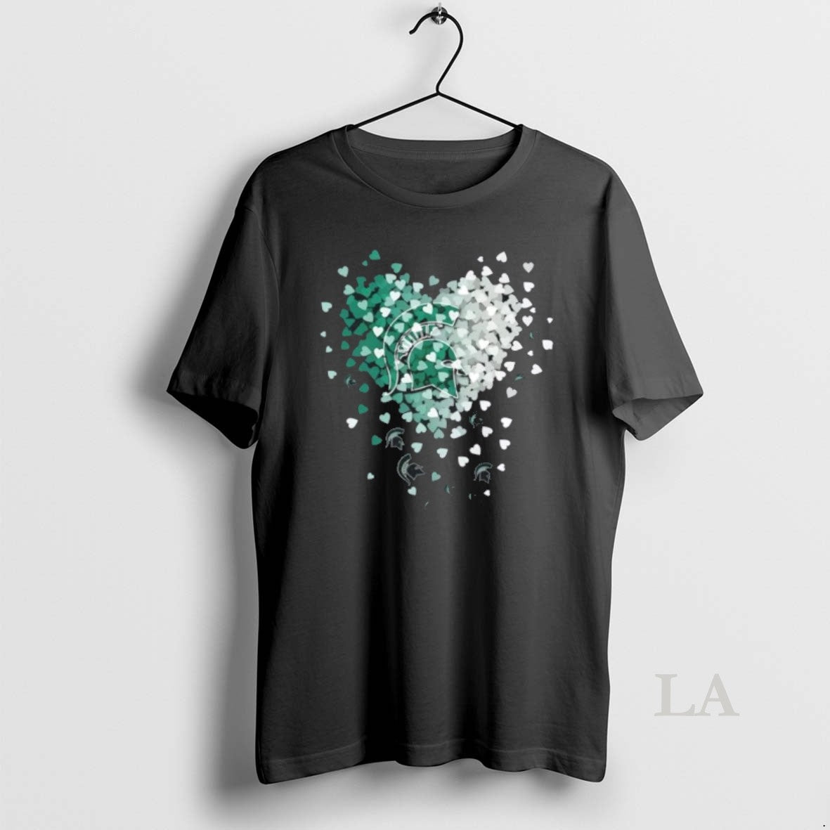 Original Michigan State Spartans Football Fans Hearts And Soul