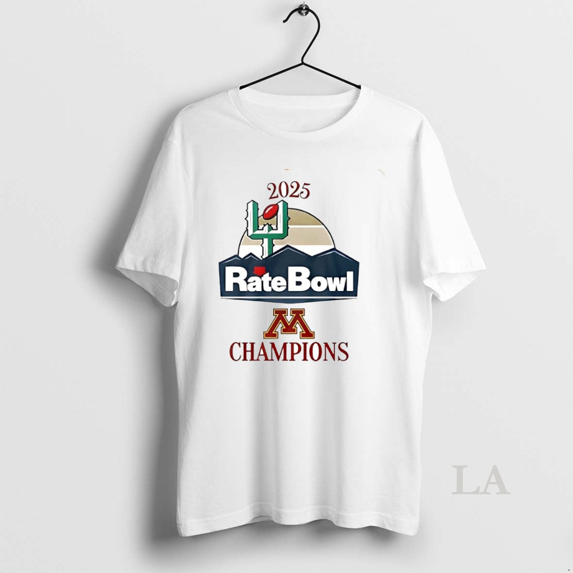 Original Minnesota Golden Gophers 2025 Rate Bowl Champions Circle