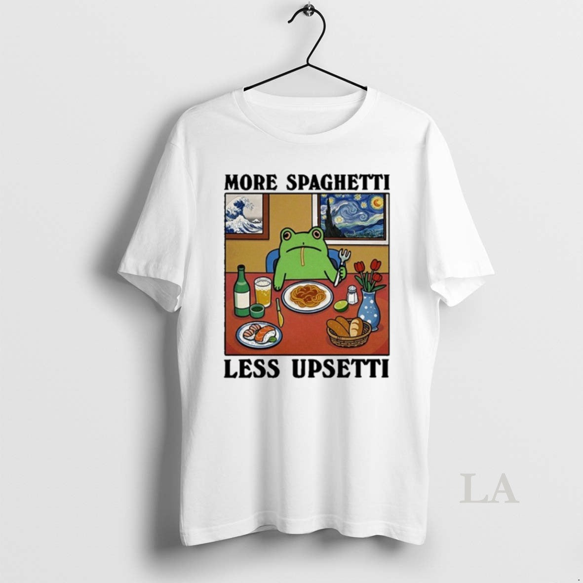 Original More Spaghetti Less Upsetti Frog