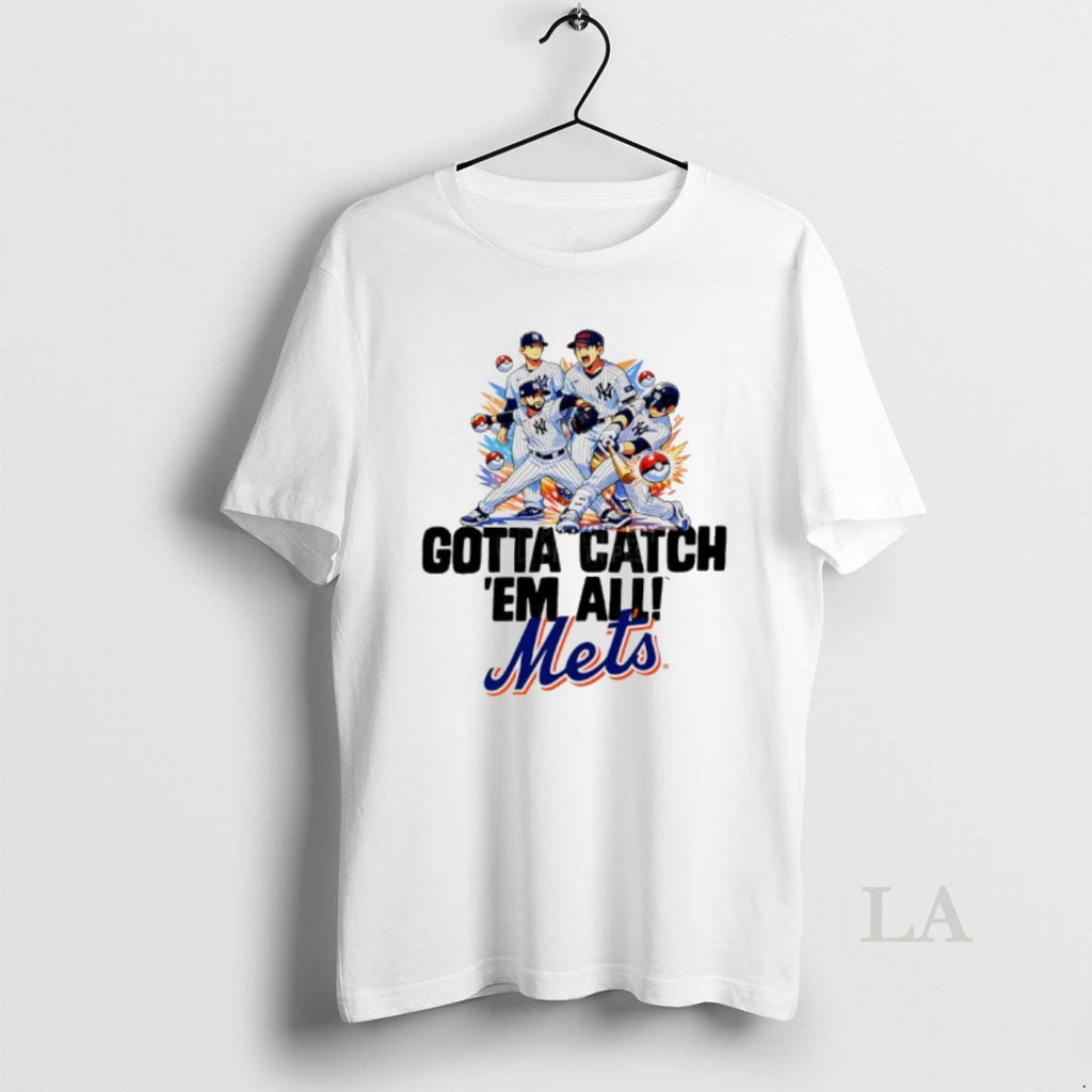 Original Ny Yankees Gotta Catch Em All Mets