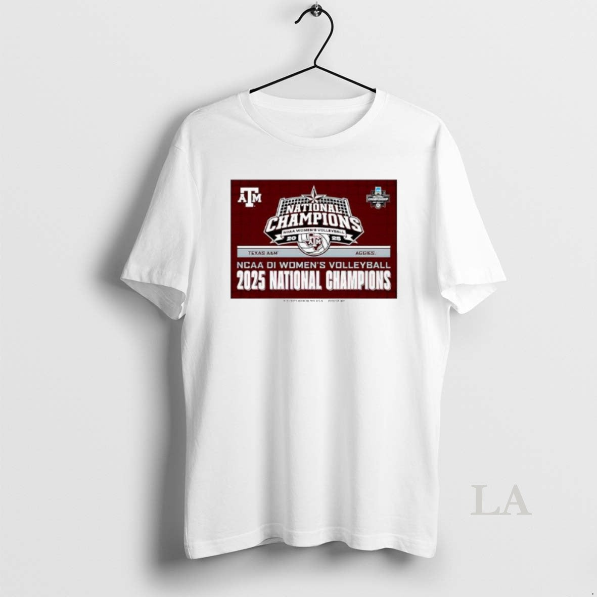 Original National Champions Ncaa Division Volleyball Texas Am Aggies Logo