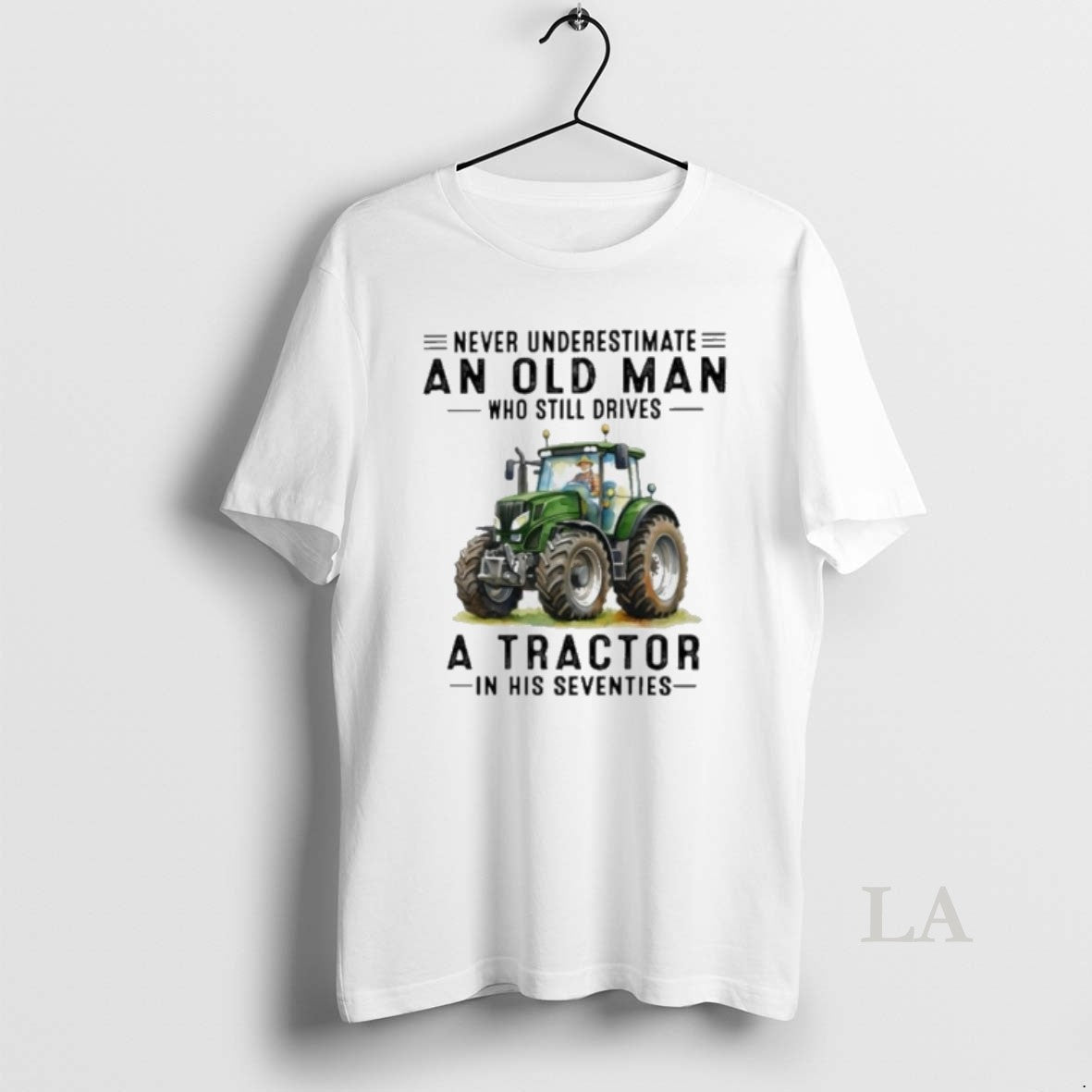 Original Never Underestimate An Old Man Drives Tractor Seventies