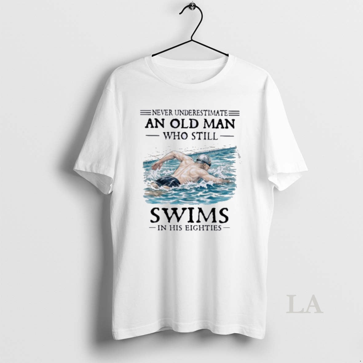 Original Never Underestimate And Old Man Who Still Swims In His Eighties