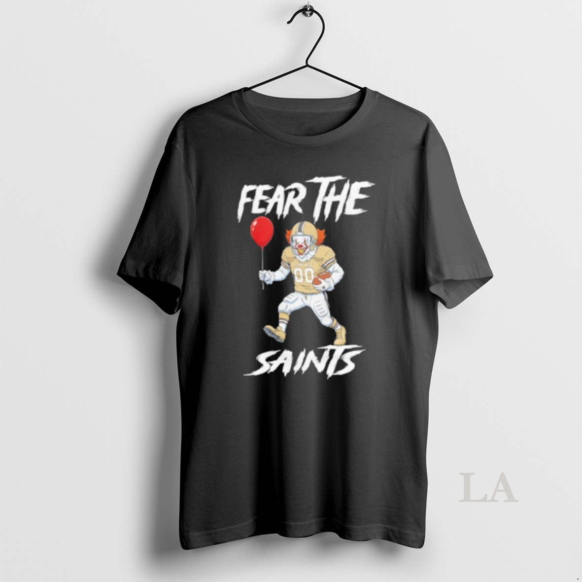 Original New Orleans Saints Logo Fear The Pennywise