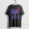 Original New York Giants Football In Glitter Heart Fans