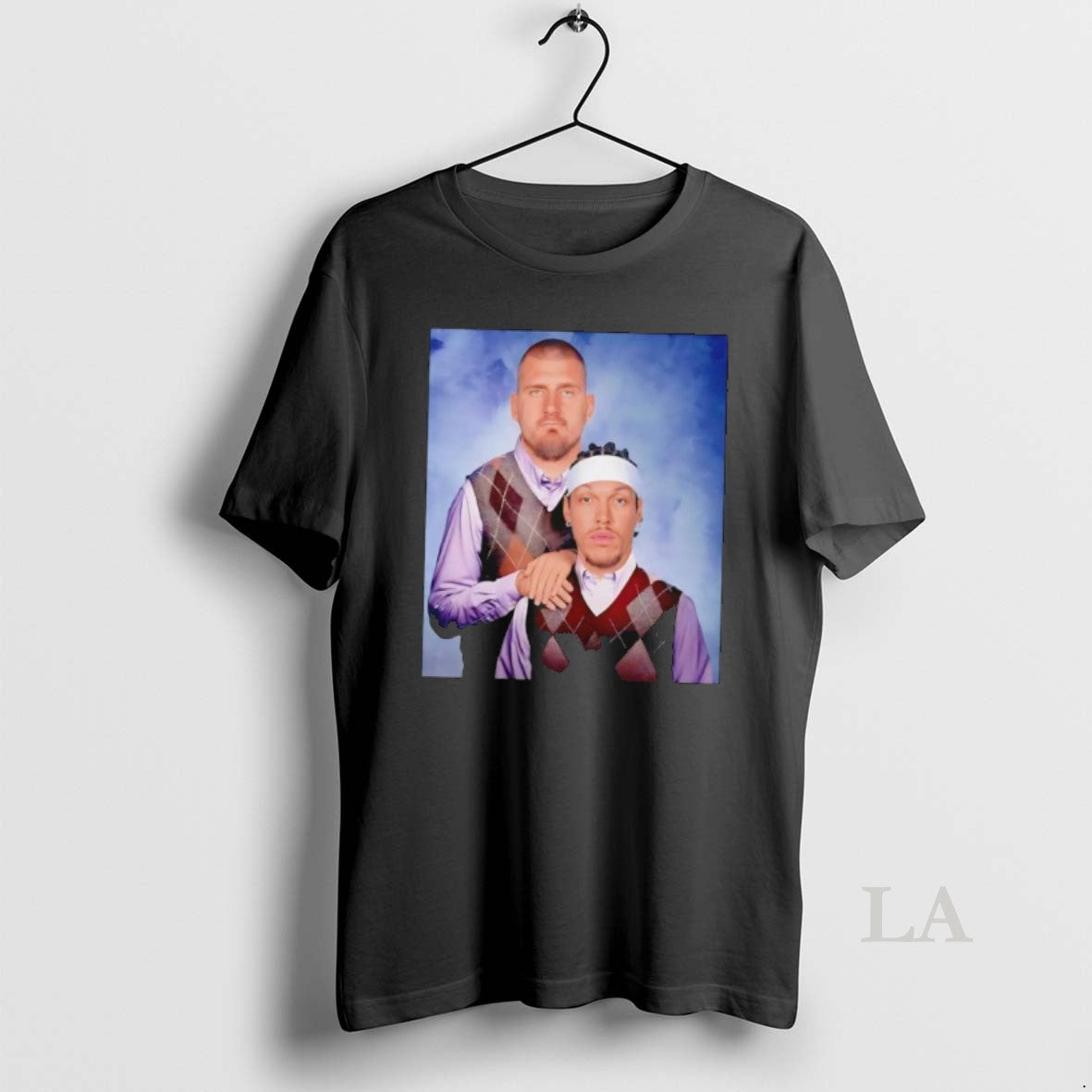 Original Nikola Jokic Aaron Gordon Basketball Vintage Denver Step Brothers