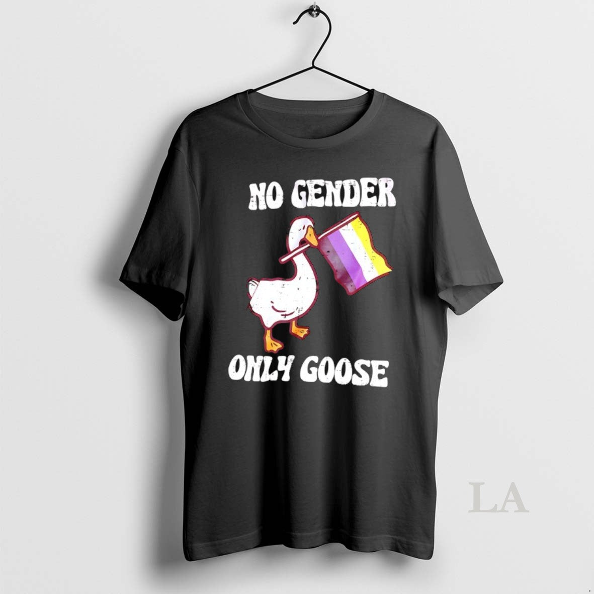 Original No Gender Only Goose Non Binary Pride Flag