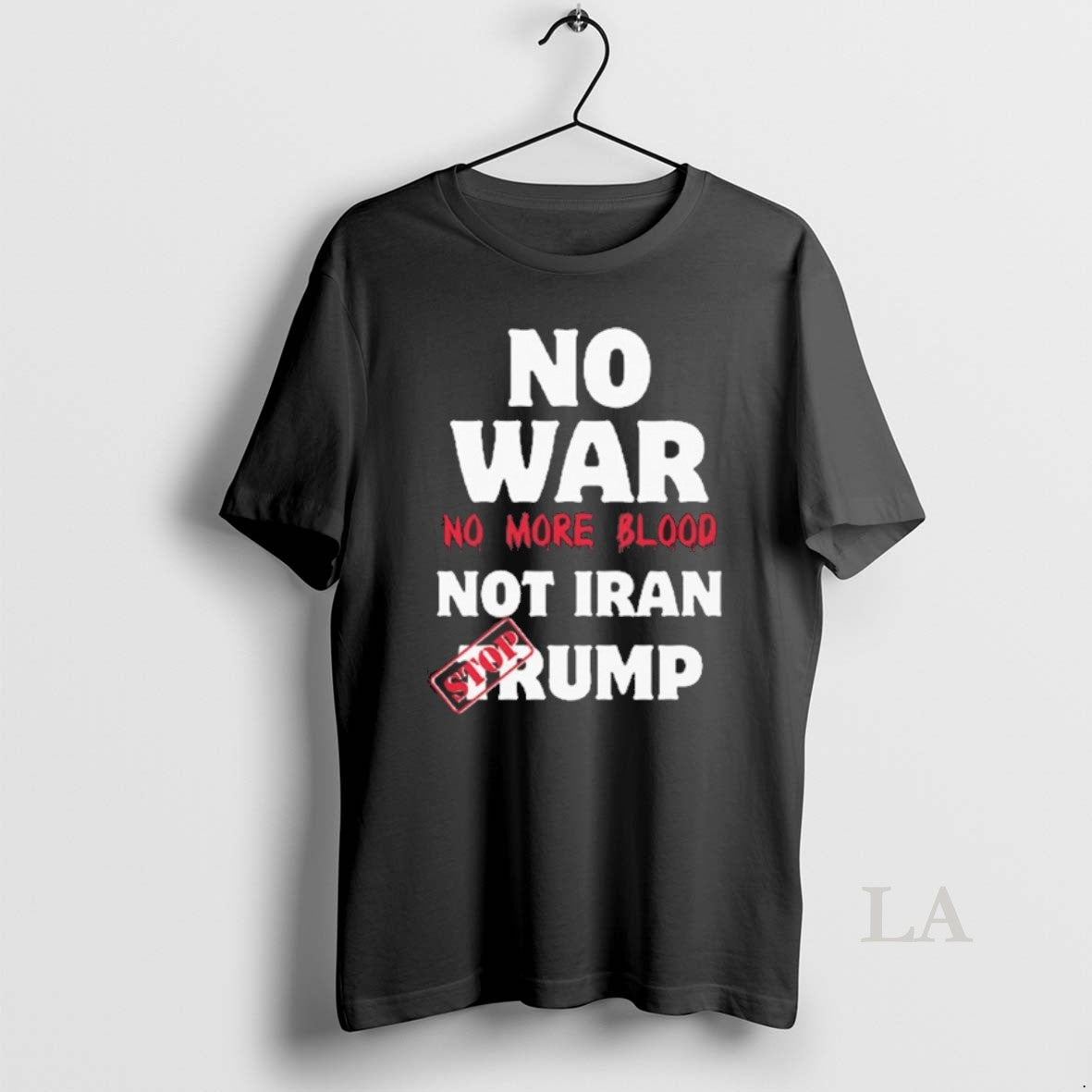 Original No War No More Blood Not Iran Stop Trump