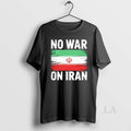 Original No War On Iran Protest Iranian Flag