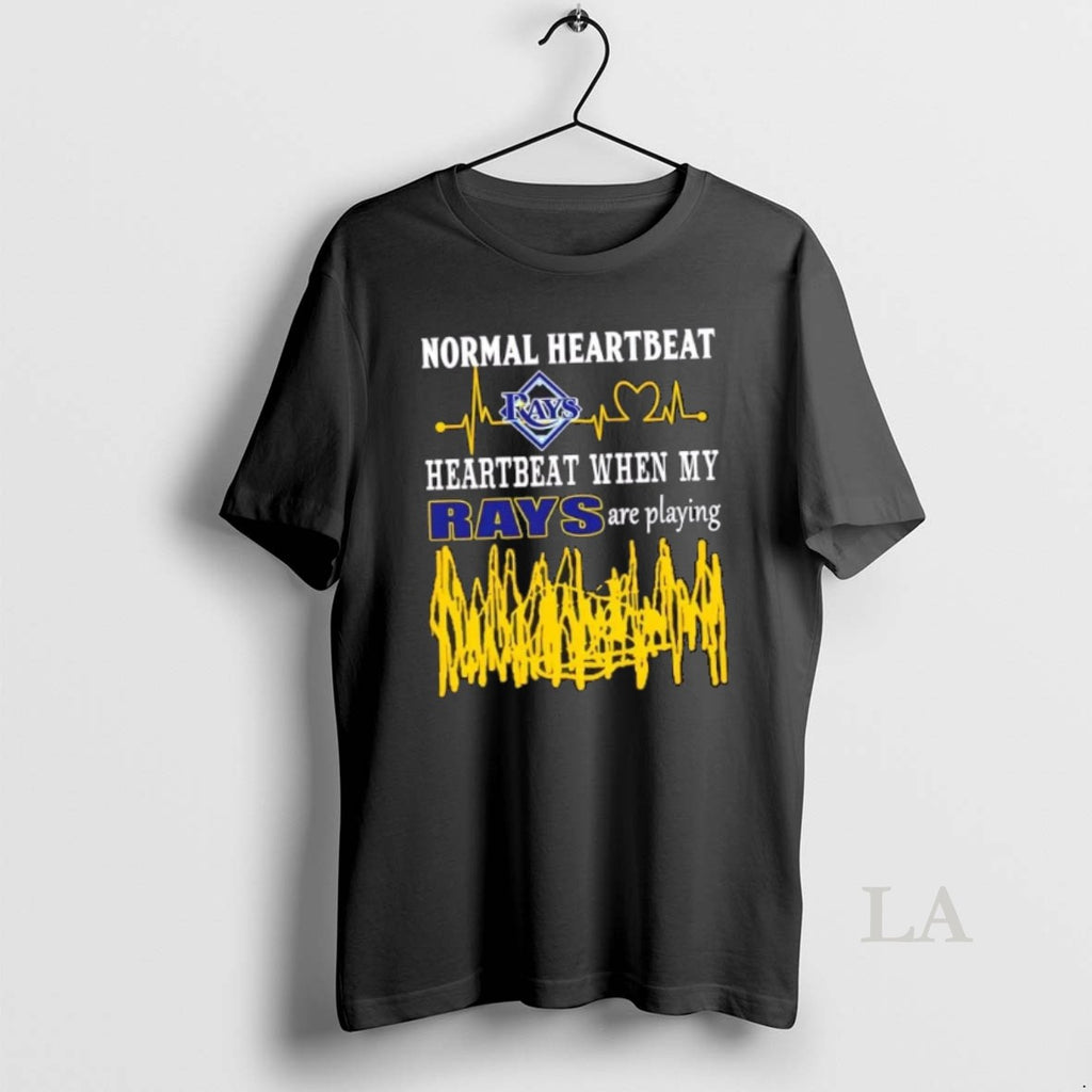 Original Normal Heartbeat Heartbeat When My Tampa Bay Rays Baseball Are Playing