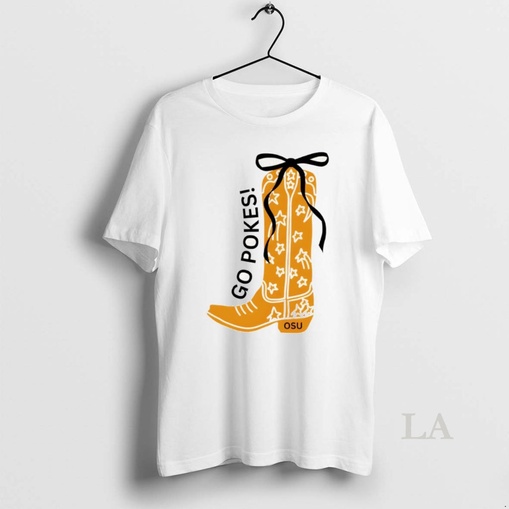 Original Osu Cowboys Go Pokes Boot Bow Graphic