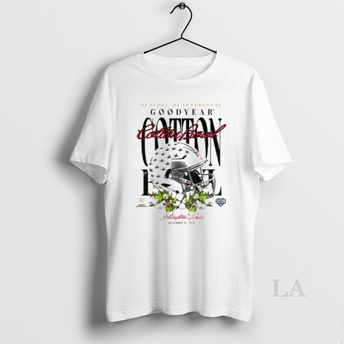 Original Ohio State Buckeyes Ivory Something Inked 2025 Cotton Bowl Playoff Quarterfinal