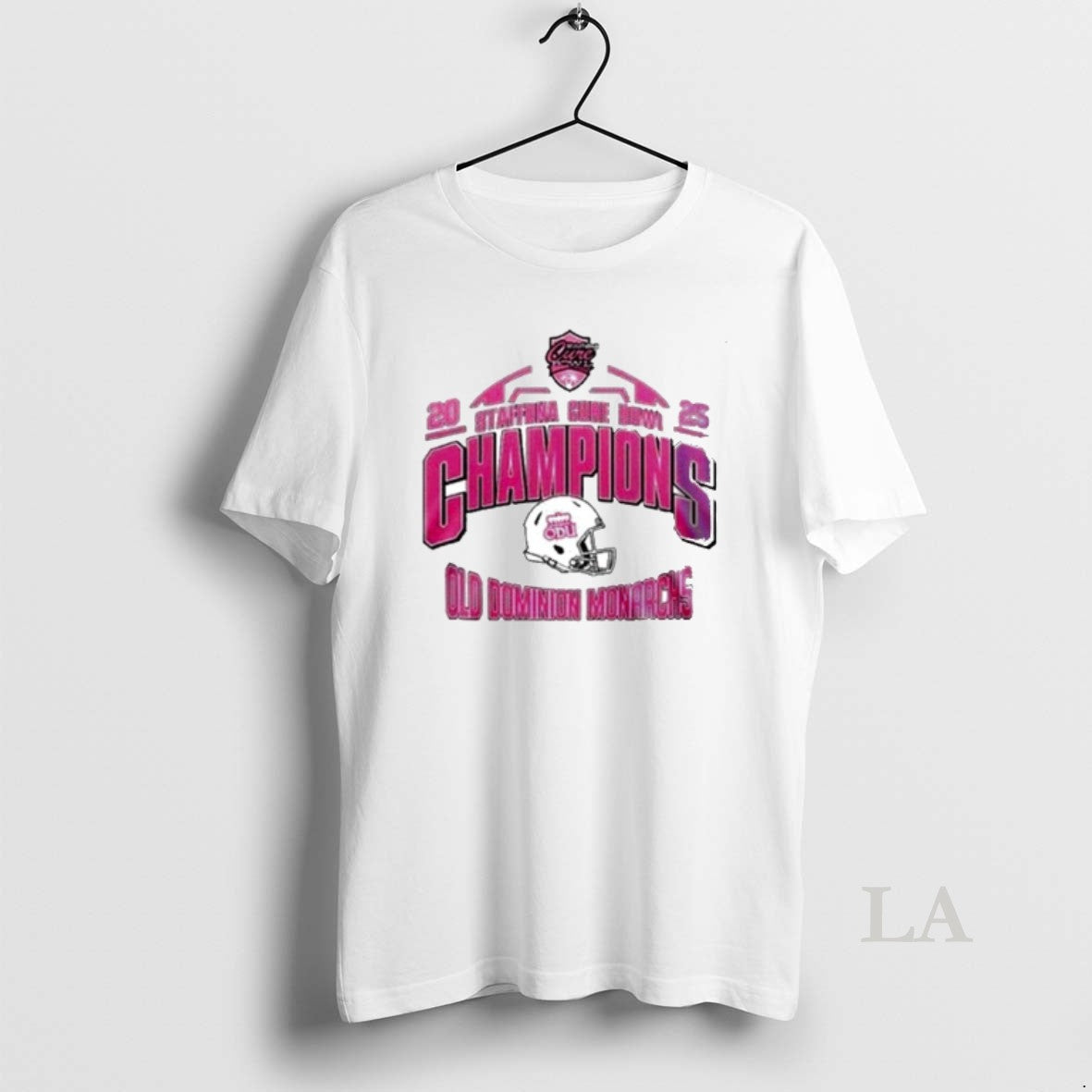 Original Old Dominion Monarchs Champions Staffdna Cure Bowl 2025 Championship