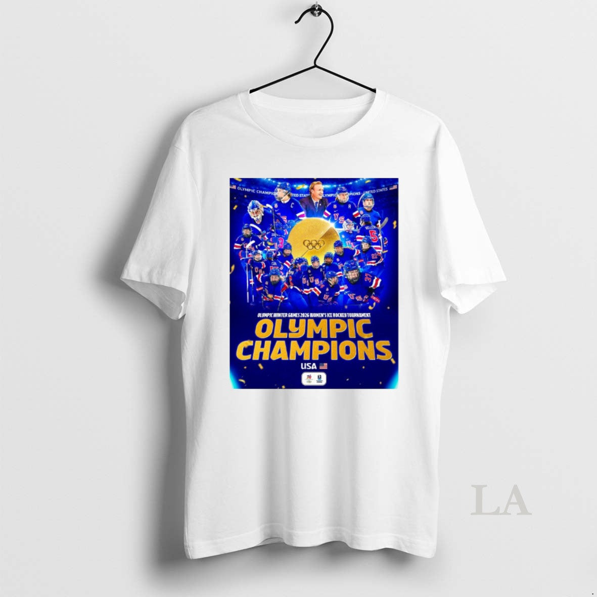 Original Olympic Winter Games 2026 Womens Ice Hockey Tournament Olympic Champions Gold Medal