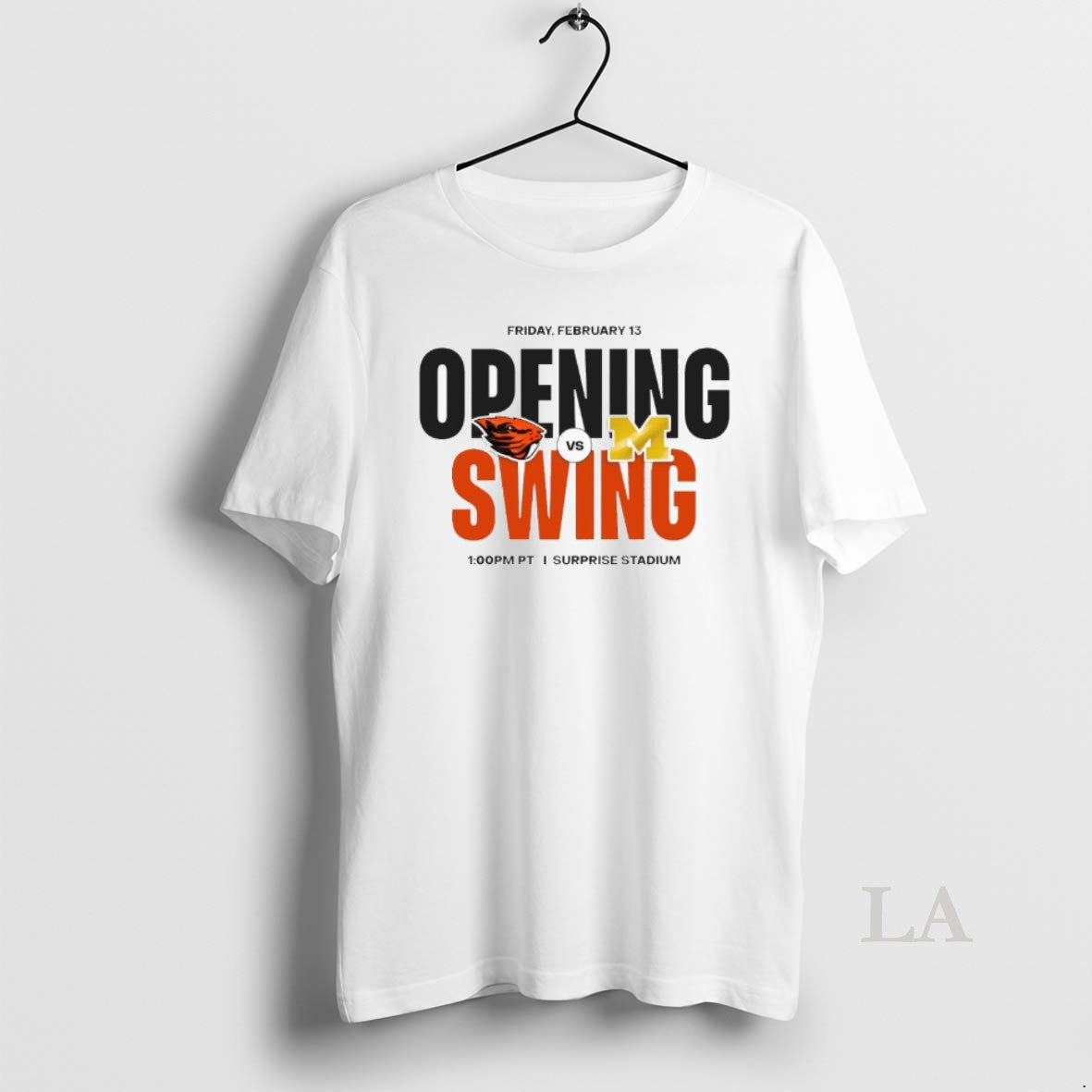 Original Oregon State Vs Michigan Opening Swing Friday February 13 2026 Surprise Stadium