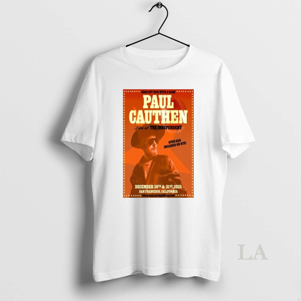 Original Paul Cauthen The Independent San Francisco Tour December 30 31 2025